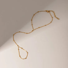 Stainless Steel Beaded Chain Link Bracelet