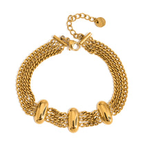 18K Gold-Plated Chain Link Bracelet
