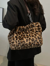 Faux Fur Leopard Shoulder Bag Shoulder Bags