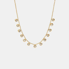 Zircon 18K Gold-Plated Necklace Gold One Size