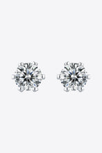 Good Days Ahead Moissanite Stud Earrings Silver One Size