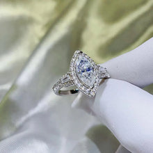 2 Carat Moissanite 925 Sterling Silver Ring