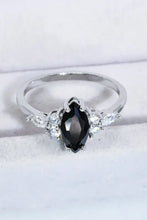 925 Sterling Silver Black Agate Ring Black Rings