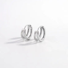 925 Sterling Silver Huggie Earrings Earrings