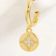 925 Sterling Silver Inlaid Zircon Earrings Earrings