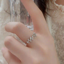 925 Sterling Silver Inland Zircon Open Ring Fine Jewelry