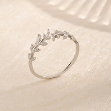 925 Sterling Silver Inland Zircon Open Ring Fine Jewelry