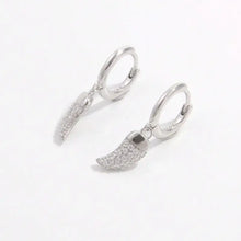 925 Sterling Silver Zircon Chili Shape Earrings Earrings