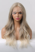 13*2" Lace Front Wigs Synthetic Long Wave 24" 150% Density in Medium Blonde Highlights Hair
