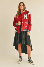 MABLE M Bomber Varsity Jacket with Patch Detail Woman Outerwear