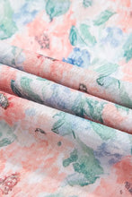 Floral Colorblock Flutter Straps Flowy Dress Casual Dresses