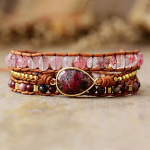 Natural Stone Layered Bracelet Necklaces