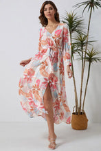 Printed Tie Waist Maxi Dress Woman Maxi Dress