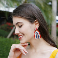 Stainless Steel Bead Geometric Dangle Earrings Earrings