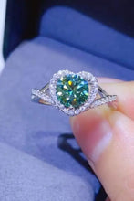 Adored 1 Carat Moissanite 925 Sterling Silver Heart Ring Rings