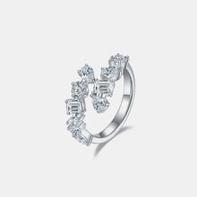 2.6 Carat Moissanite 925 Sterling Silver Bypass Ring Silver Rings