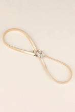 Rhinestone Butterfly Elastic Metal Belt Belts