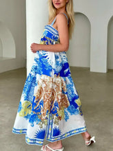 Pocketed Printed Sleeveless Cami Dress Casual Dresses