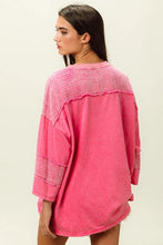 BiBi High-Low Washed T-Shirt Woman T Shirts