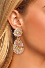 Teardrop Shape Zinc Alloy Dangle Earrings Earrings
