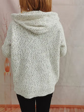 Zip Up Drawstring Long Sleeve Hooded Sweater Woman Sweatshirts