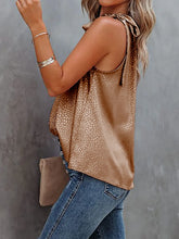 Animal Print Tied Cami