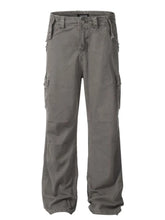 Men's Straight Leg Cargo Pants Gray