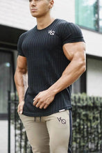 Men's Round Neck Short Sleeve T-Shirt Black