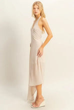 HYFVE Chiffon Halter Asymmetrical Hem Dress Casual Dresses
