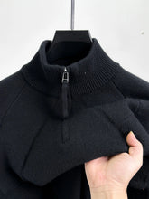 Men's Half-Zip Turtleneck Cardigan