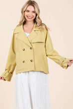 Mittoshop Double Breasted Long Sleeve Trench Coat Jacket Woman Outerwear