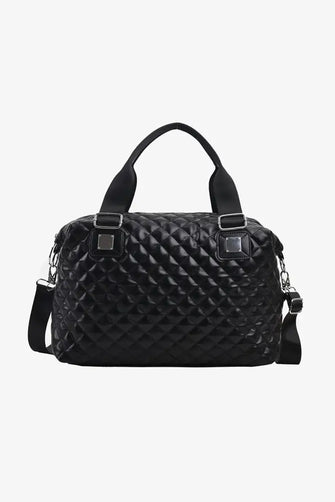 PU Leather Handbag Black One Size Handbags