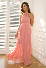 Tied Cutout Sleeveless Maxi Dress Cocktail Dress