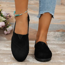 Round Toe Flats Slip-Ons Woman Loafers