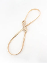 Knot Buckle Metal Belt Belts