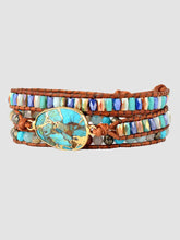 Triple-Layer Natural Stone Bracelet Necklaces