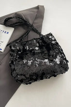 Sequin Braided Strap Shoulder Bag Shoulder Bags