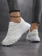 Round Toe Lace Up Sneakers Woman Sneakers