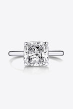 3.5 Carat Zircon 4-Prong Ring White