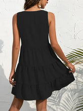 V-Neck Sleeveless Mini Dress Casual Dresses