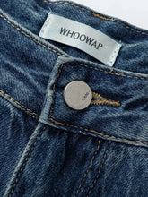 Men's Washed Denim Bermuda Shorts Denim Shorts