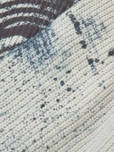 Men's Oversized Graffiti Zip Up Knit Cardigan Cardigans