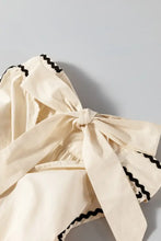 Stripe Ric Rac Trim Sleeveless Mini Dress Woman Casual Dress