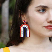 Stainless Steel Bead Geometric Dangle Earrings Earrings
