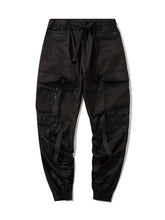 Men's Multi-Pocket Cargo Joggers Black