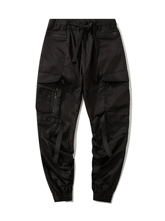 Men's Multi-Pocket Cargo Joggers Black