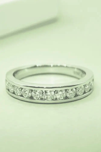 Moissanite 925 Sterling Silver Ring Silver Rings
