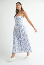 MABLE Sweetheart Neckline Floral Printed Midi Dress Casual Dresses