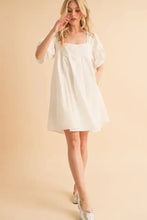 Aemi + Co Square Neck Babydoll Dress with Pockets Woman Casual Dress