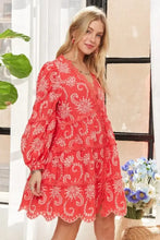 ADORA Puff Sleeve Floral Dress Casual Dresses